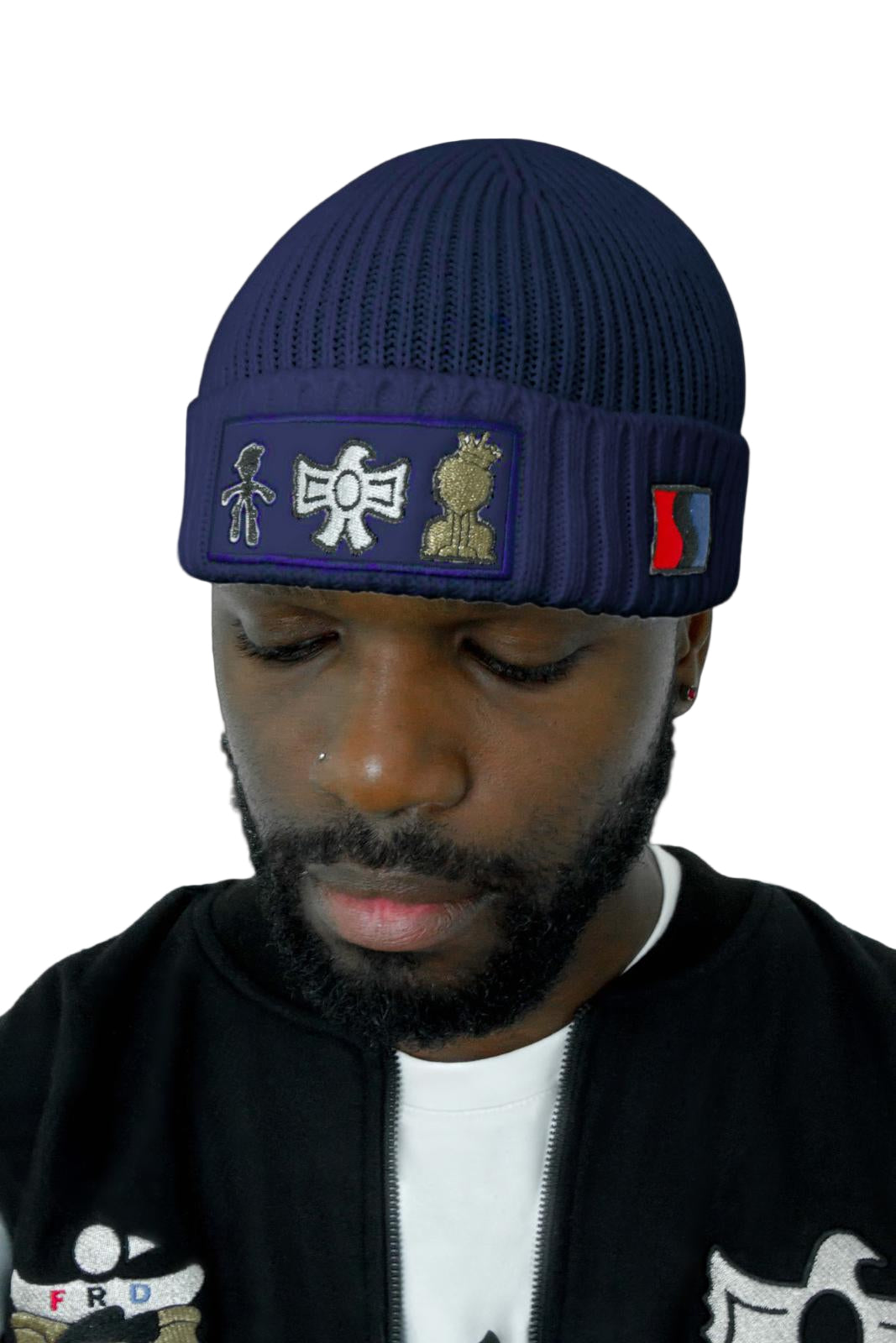 TRIO CLASSIC BEANIE NAVY