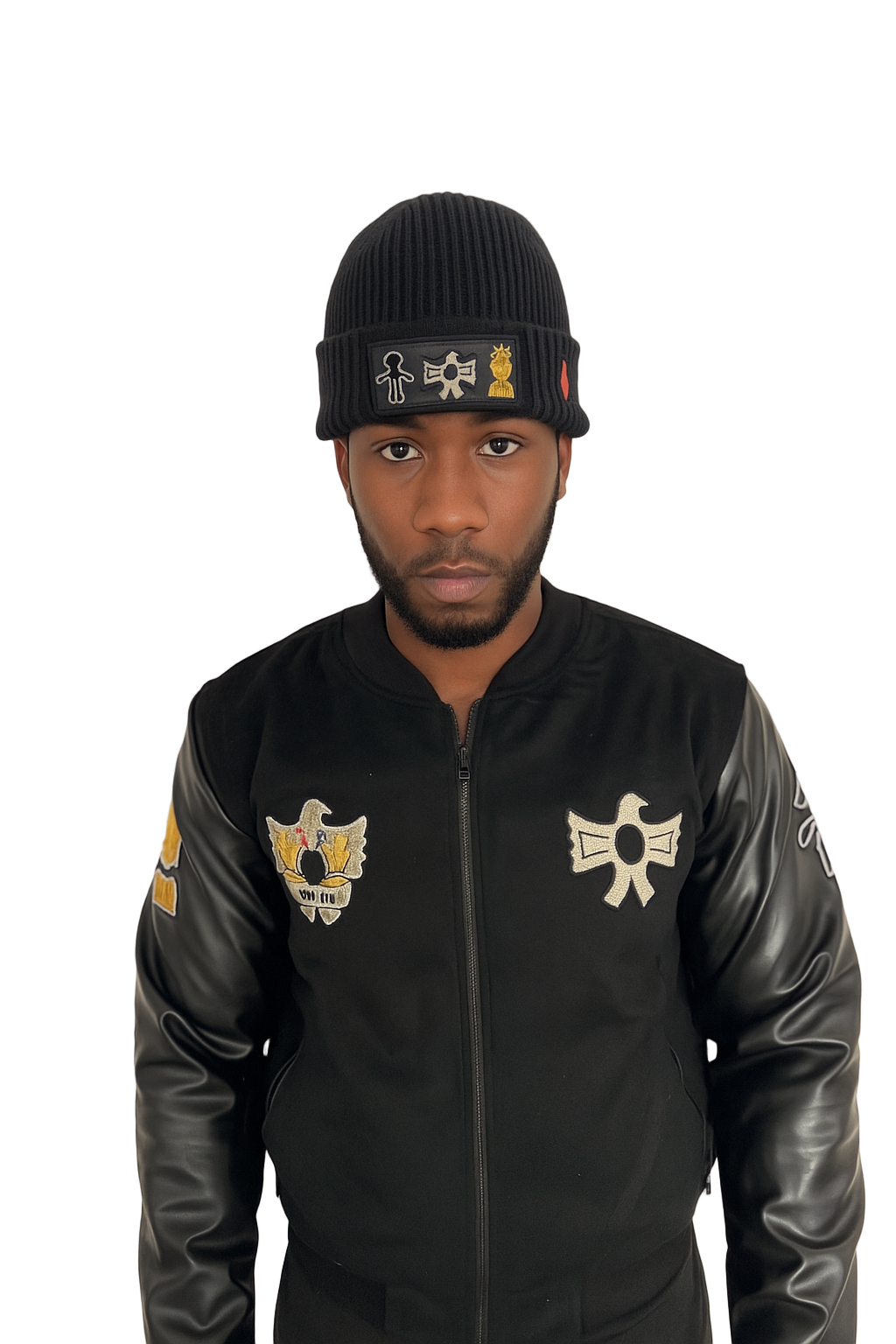 TRIO CLASSIC BEANIE IN BLACK