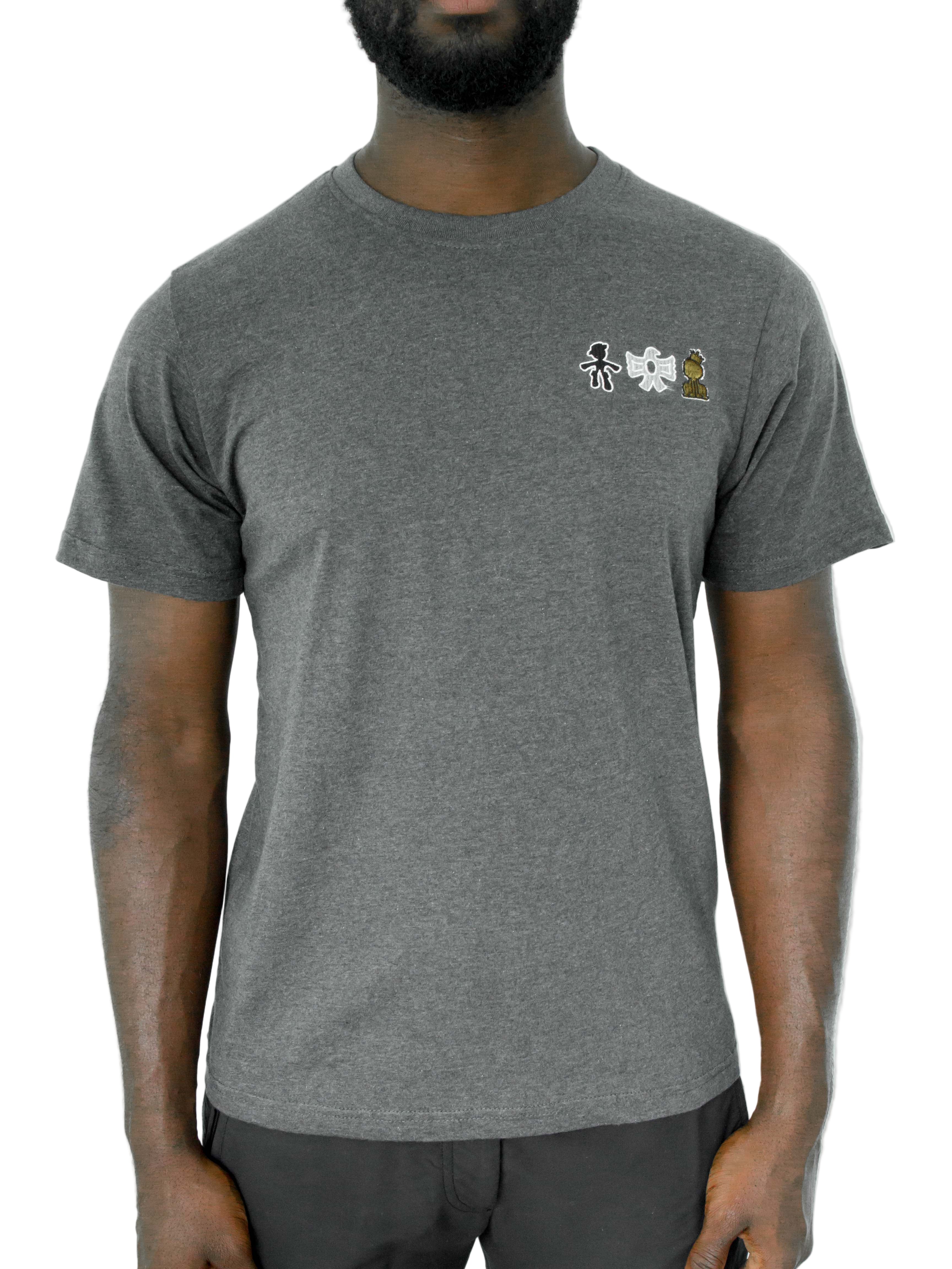 TRIO EMBROIDERED TEE