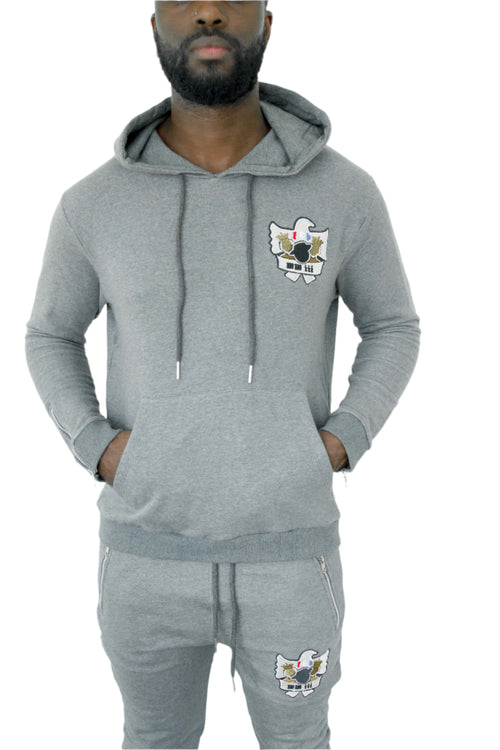 EMBLEM TRACKSUIT IN GREY