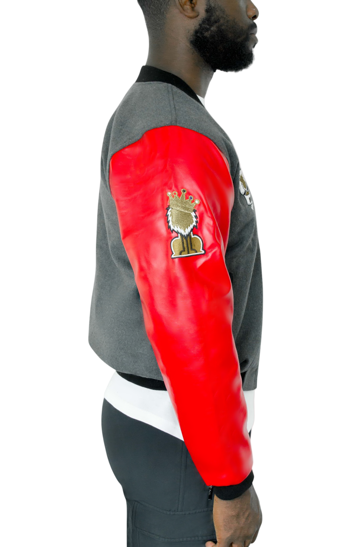 CAPO DEI CAPI VARSITY JACKET GREY