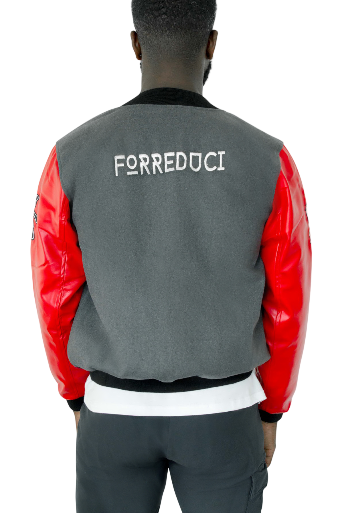 CAPO DEI CAPI VARSITY JACKET GREY