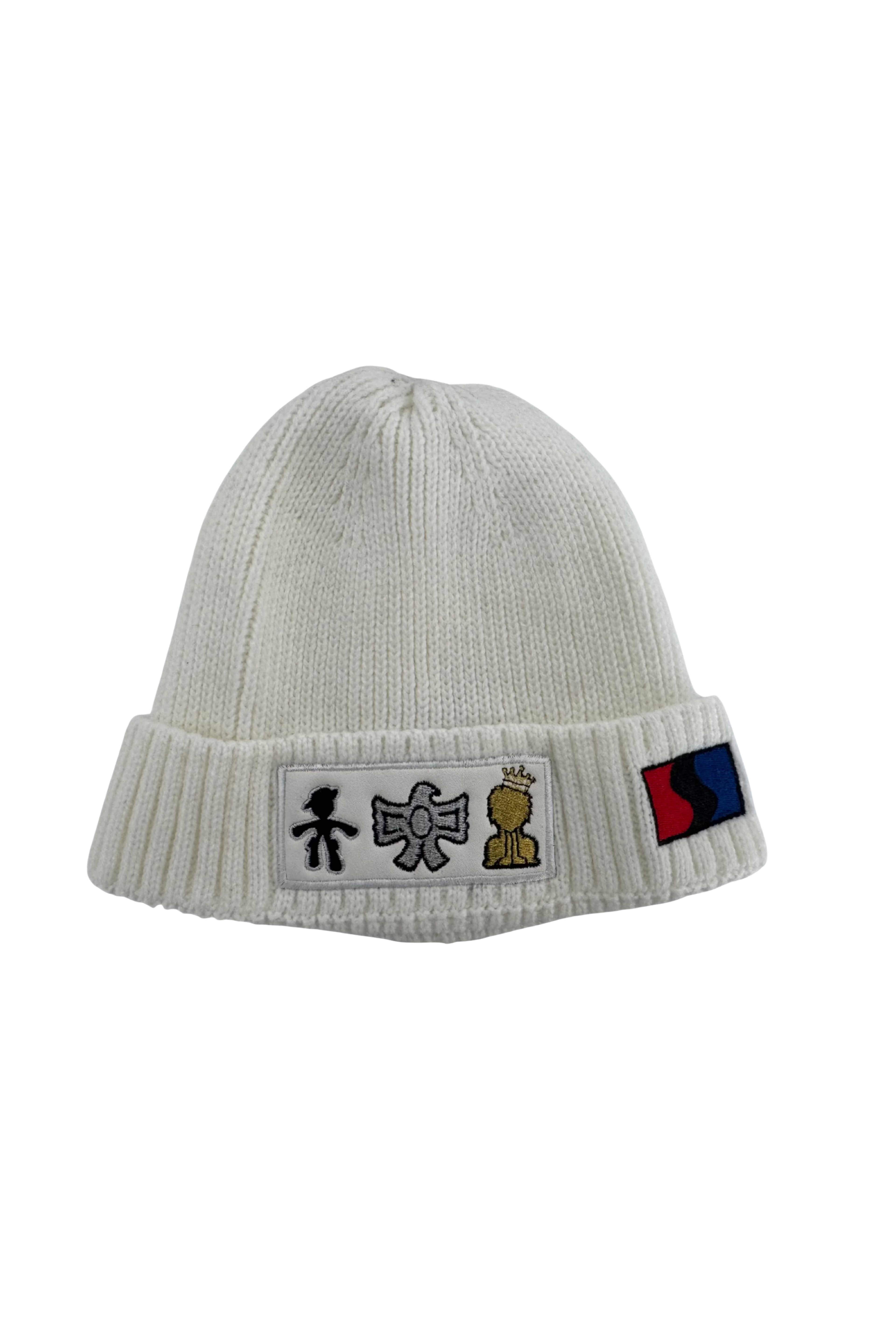 TRIO CLASSIC BEANIE IN WHITE